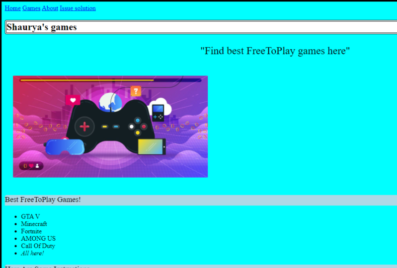 my website