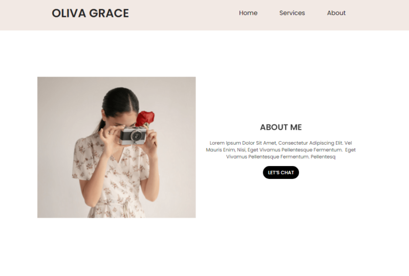 Photographer website