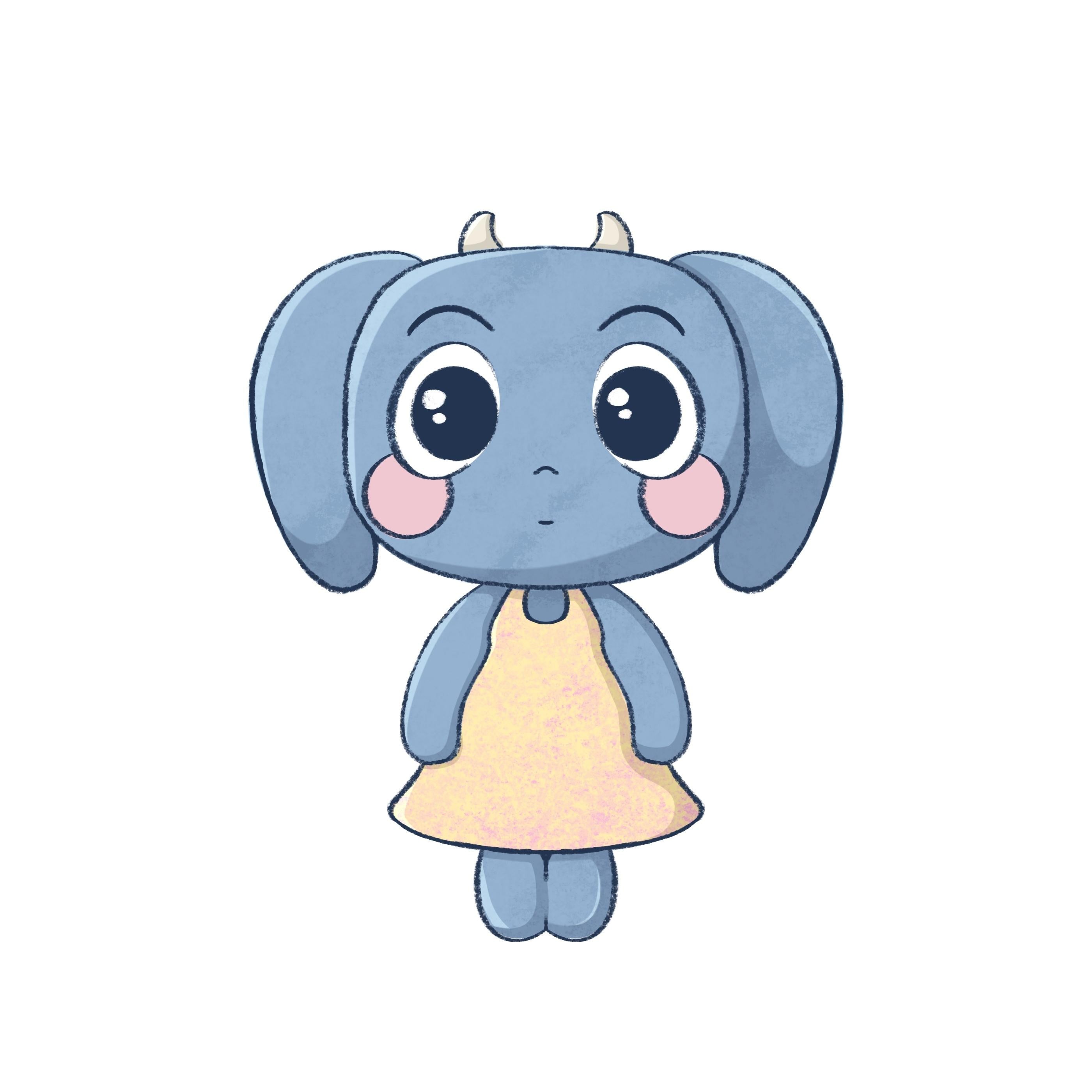 Cute little monster thingy - student project