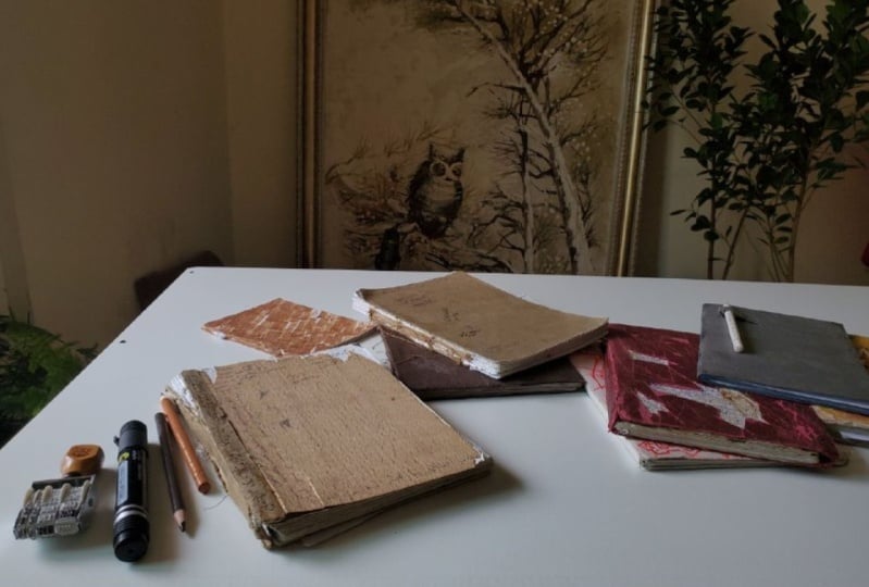 my sketchbooks
