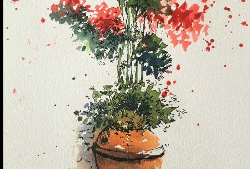 Painting Loose foliage