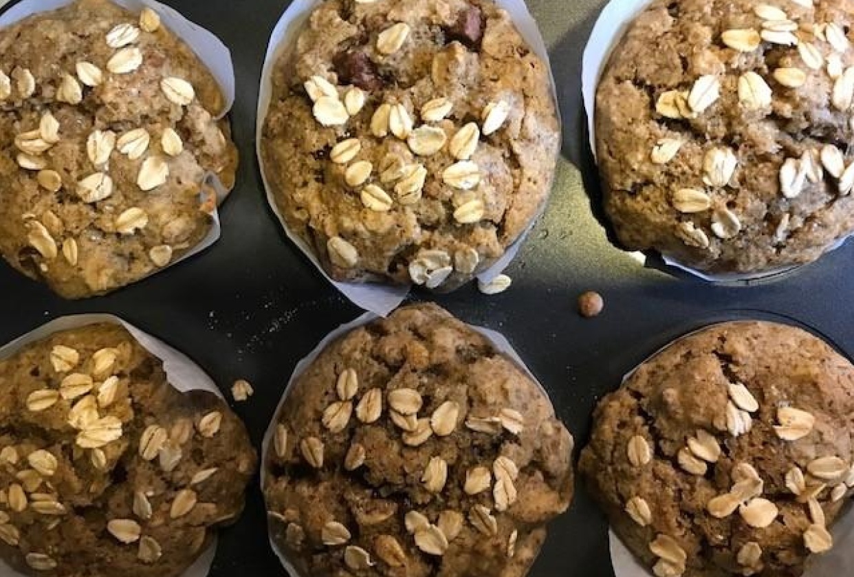 Banana muffins - student project