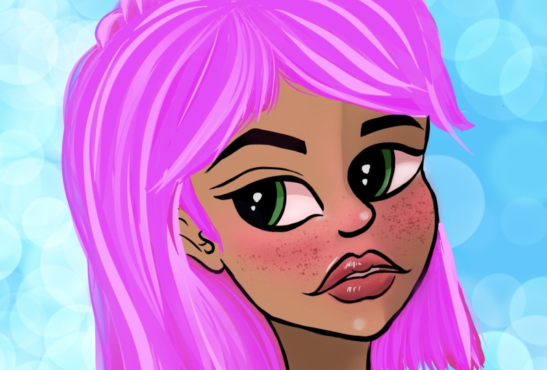 Cartoon girl