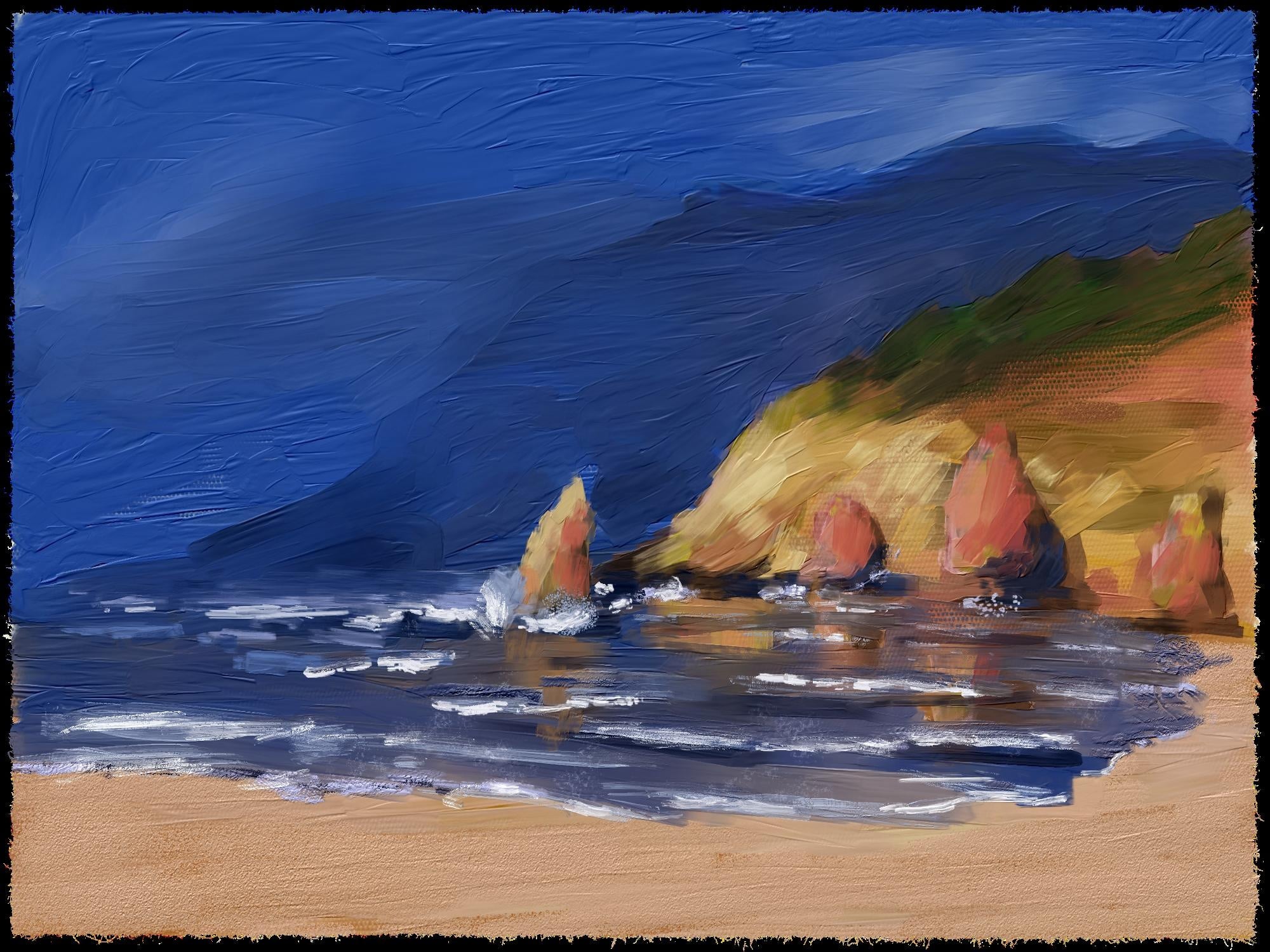 Beach rock - student project