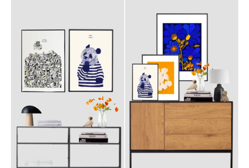 Moodboard in scale
