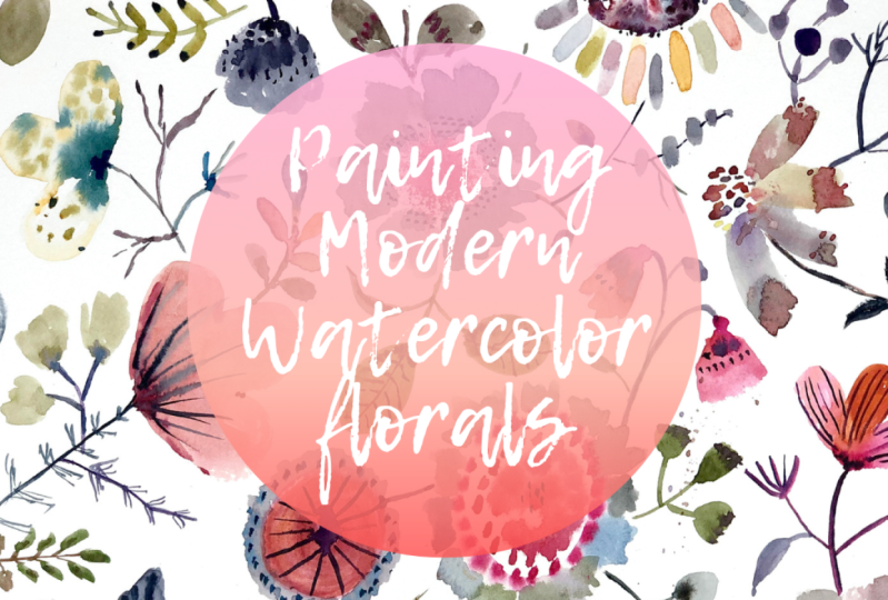 A class on modern watercolor techniques!