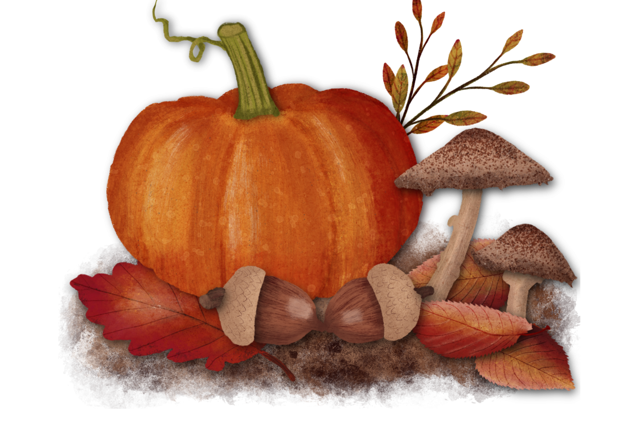 Autumn Stickers - student project