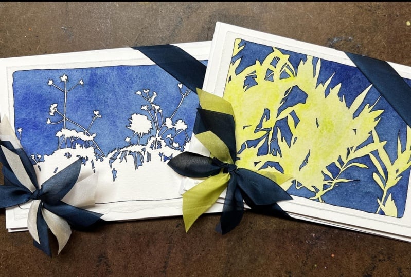 Beautiful Bows for Note Card Presentation