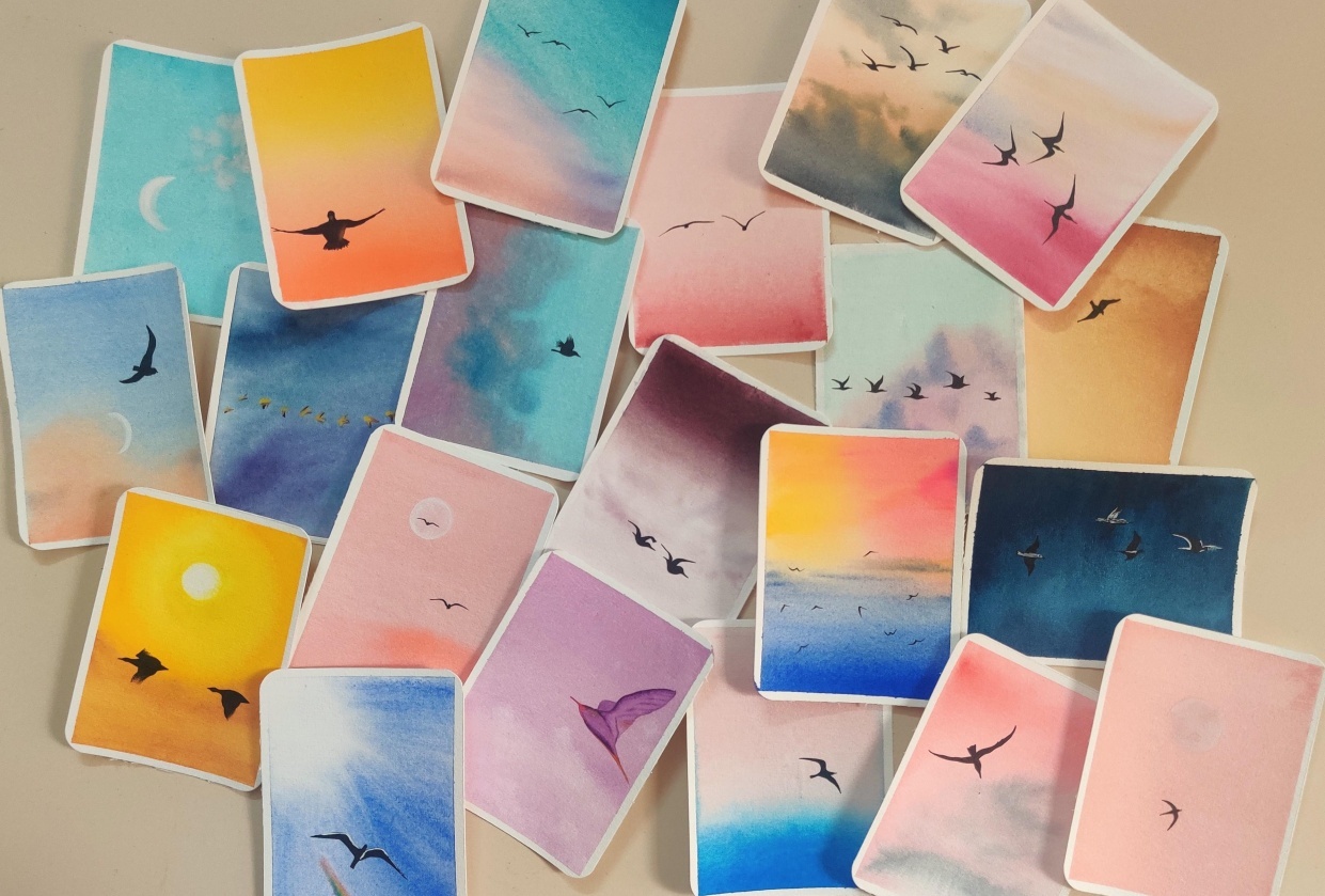15 days of Skies and Birds with Eswari - student project