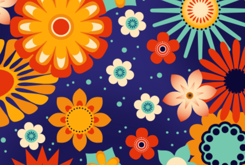 Seventies repeat patterns
