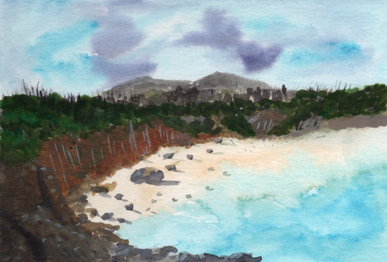 loose watercolor practice