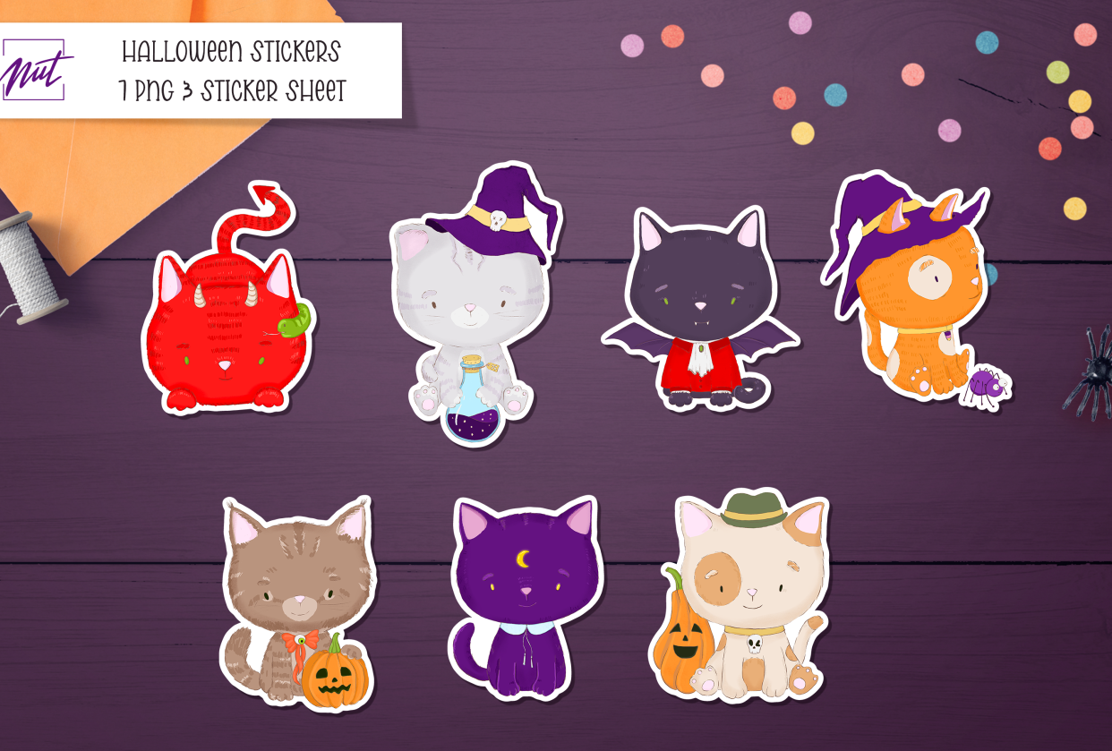Halloween kittens - student project