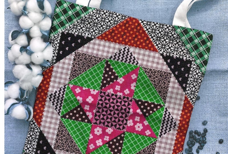 Quilt-inspired art
