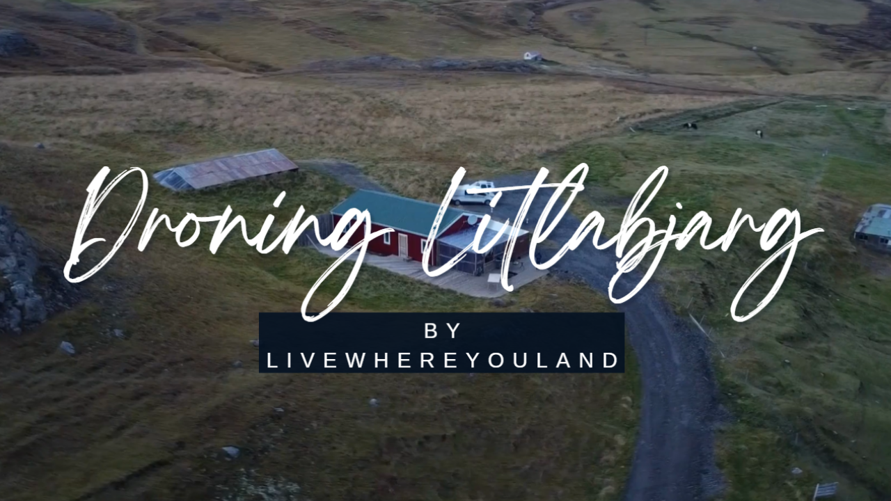 Droning Litlabjarg - student project
