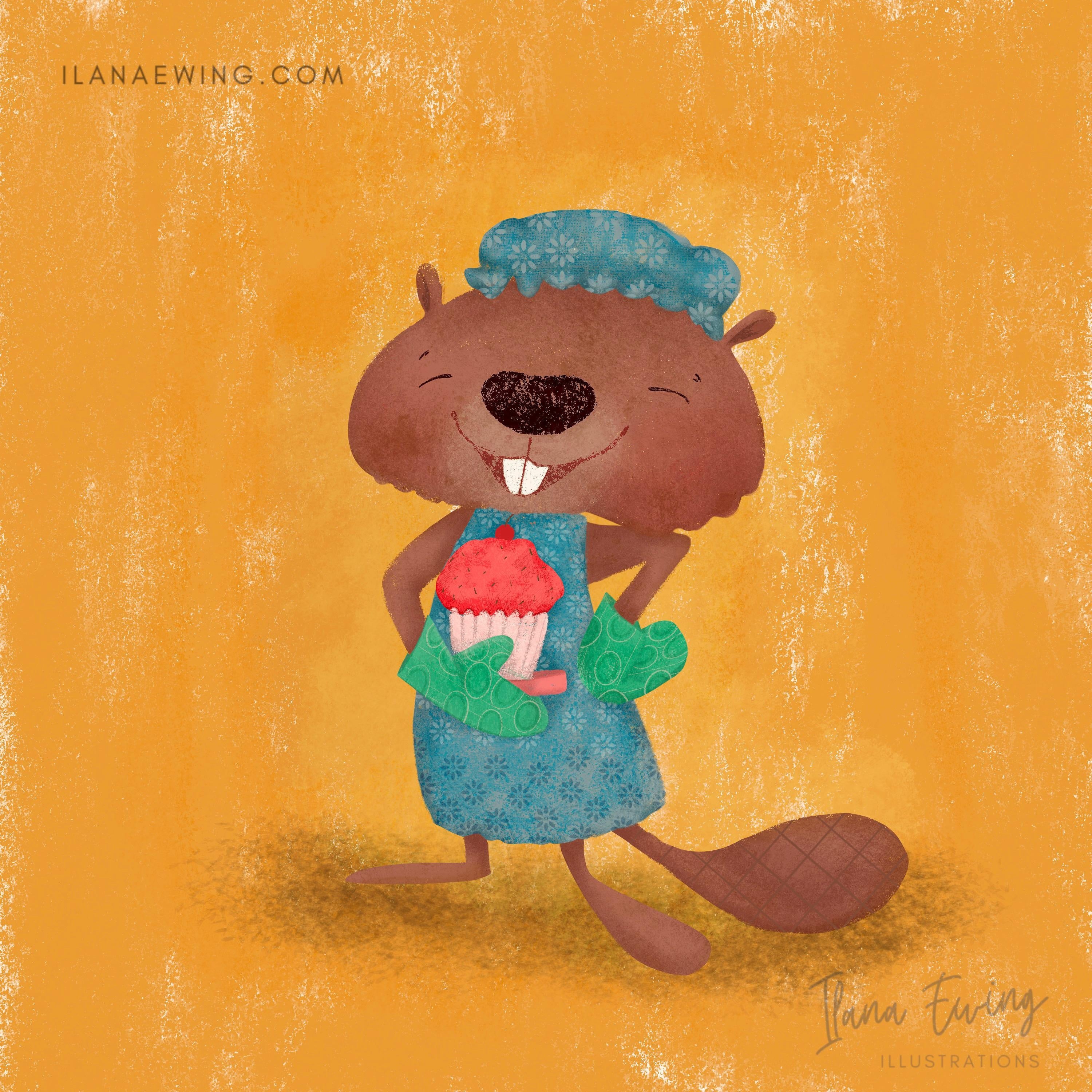 Miss Beaver’s cupcake - student project
