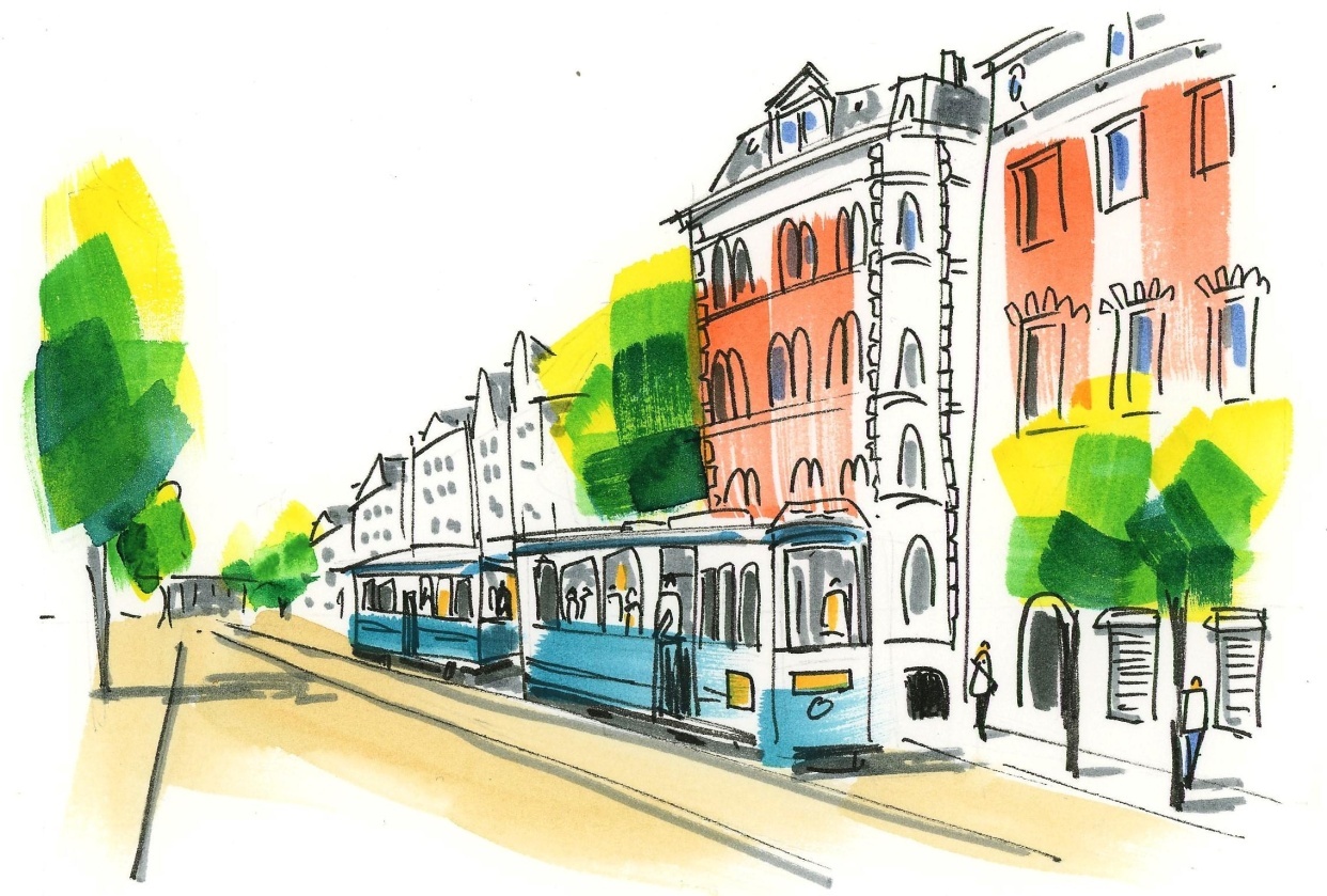A train in Amsterdam! - student project