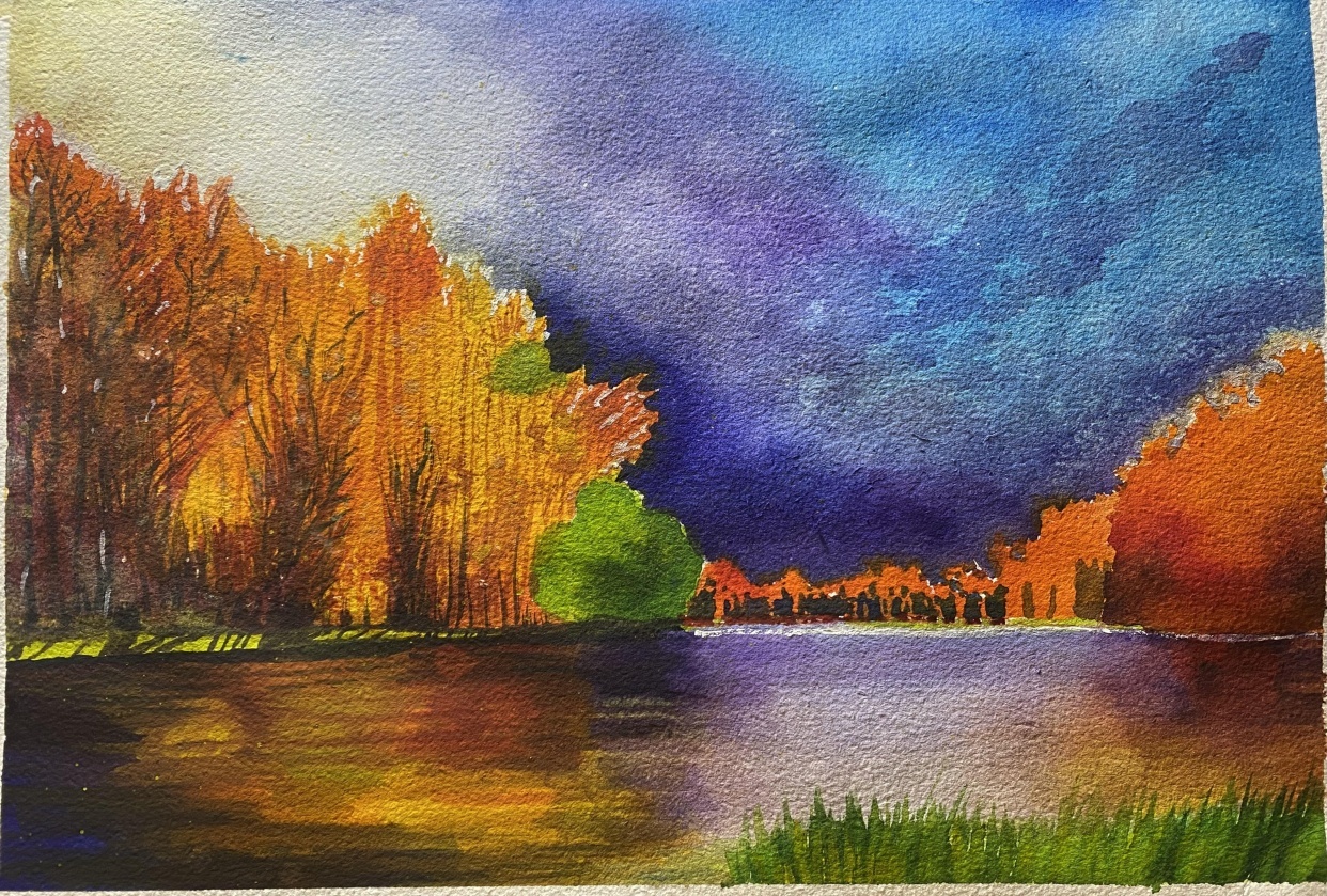 Autumn landscape - student project