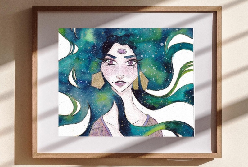 How to paint Galaxy hairs