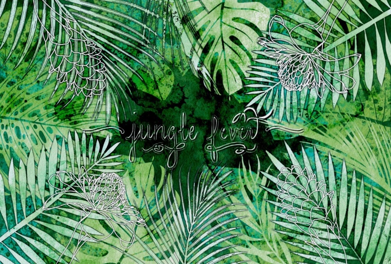Jungle Fever Negative Painting