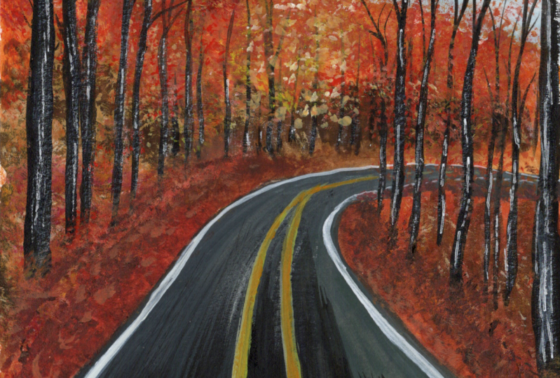 Autumn road