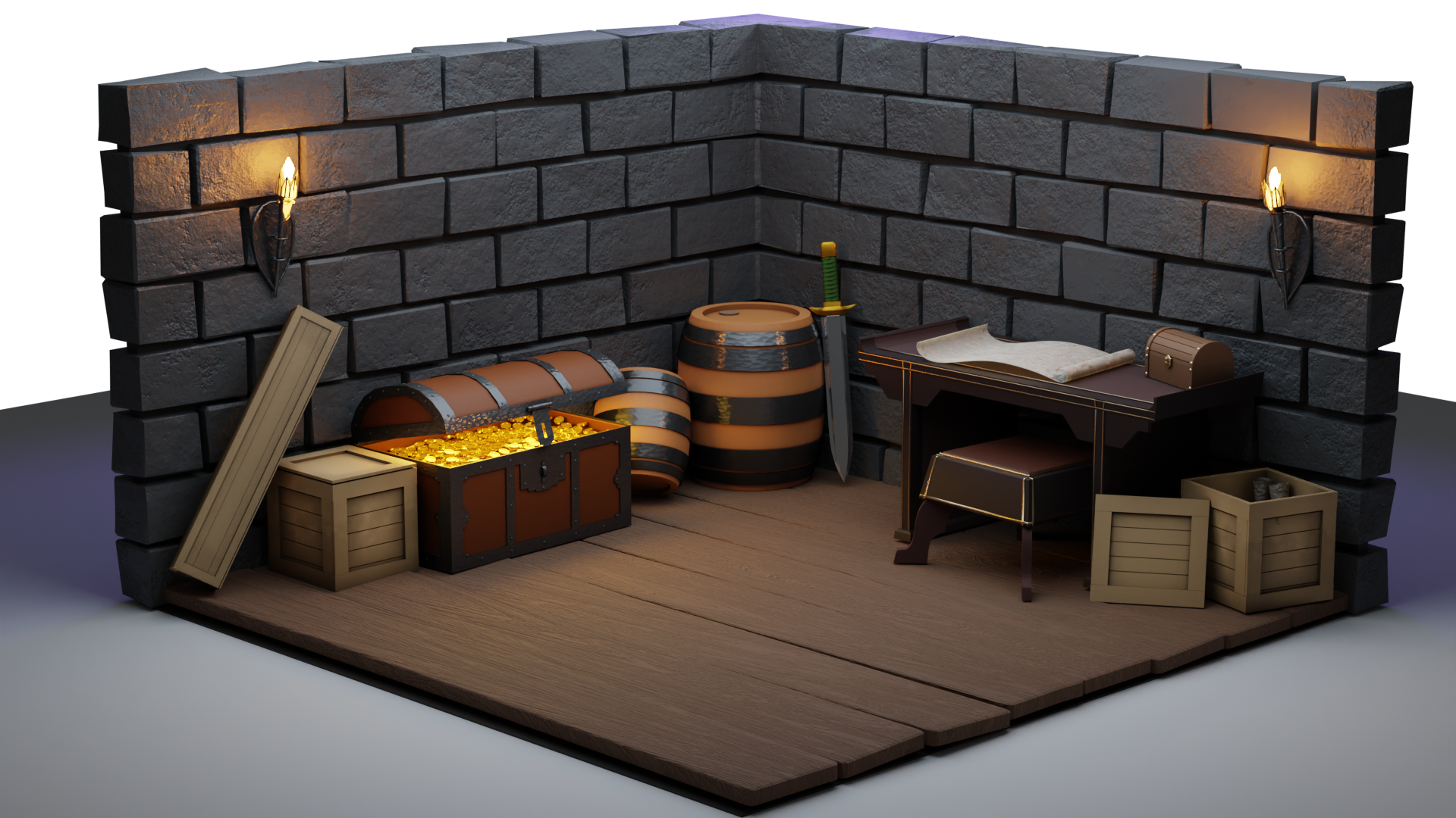 First Scene! - student project