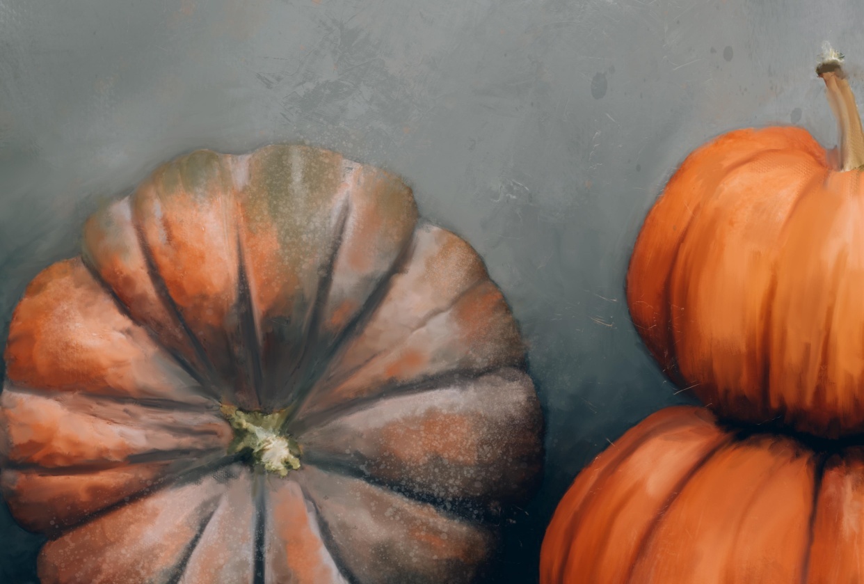 Painting pumpkins - student project