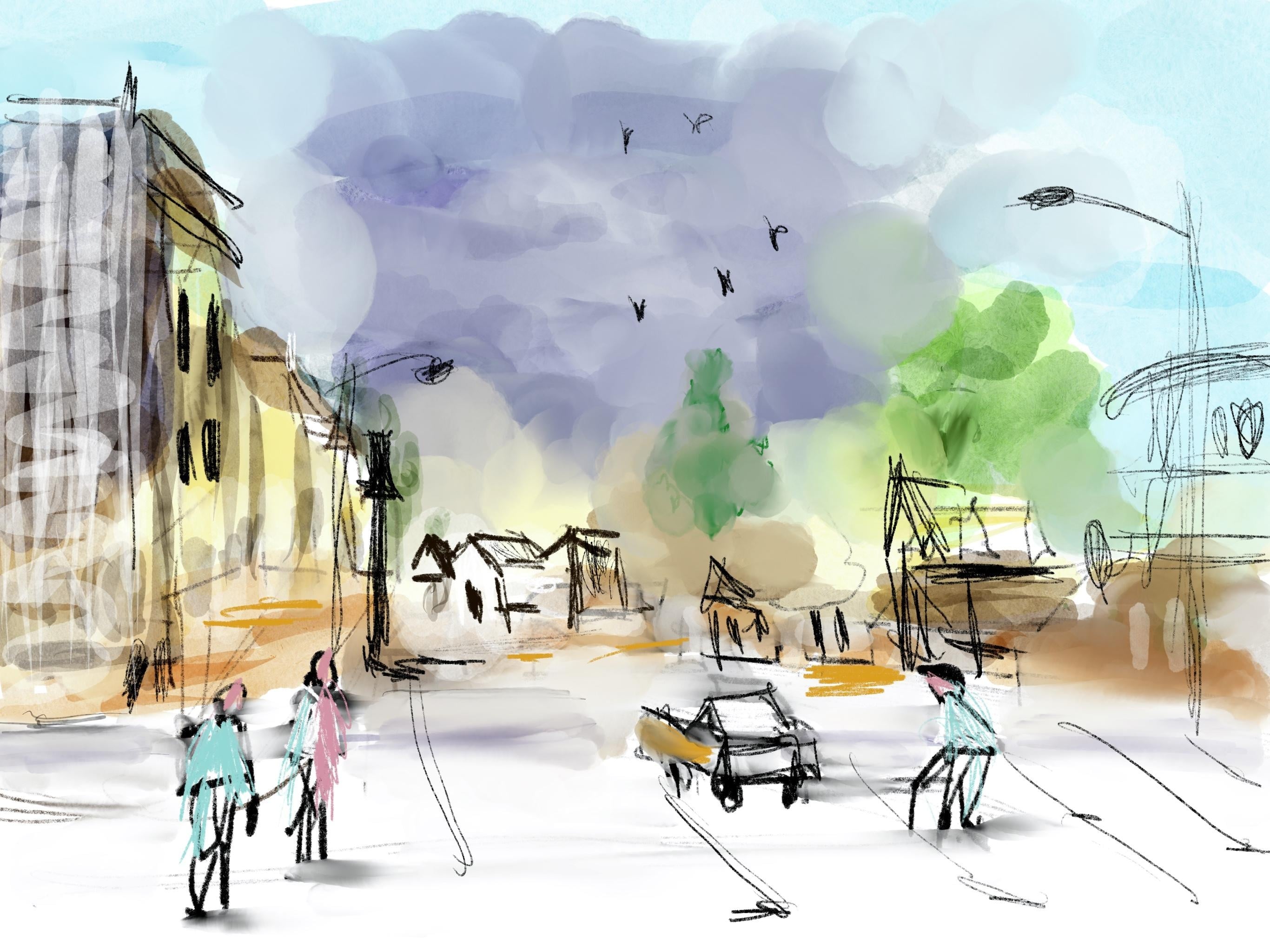 Street Scene - student project