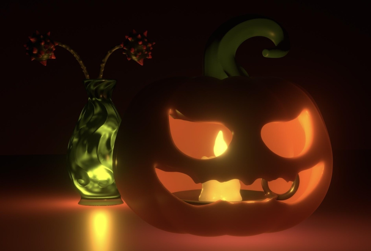 halloween with Dave Reed - student project
