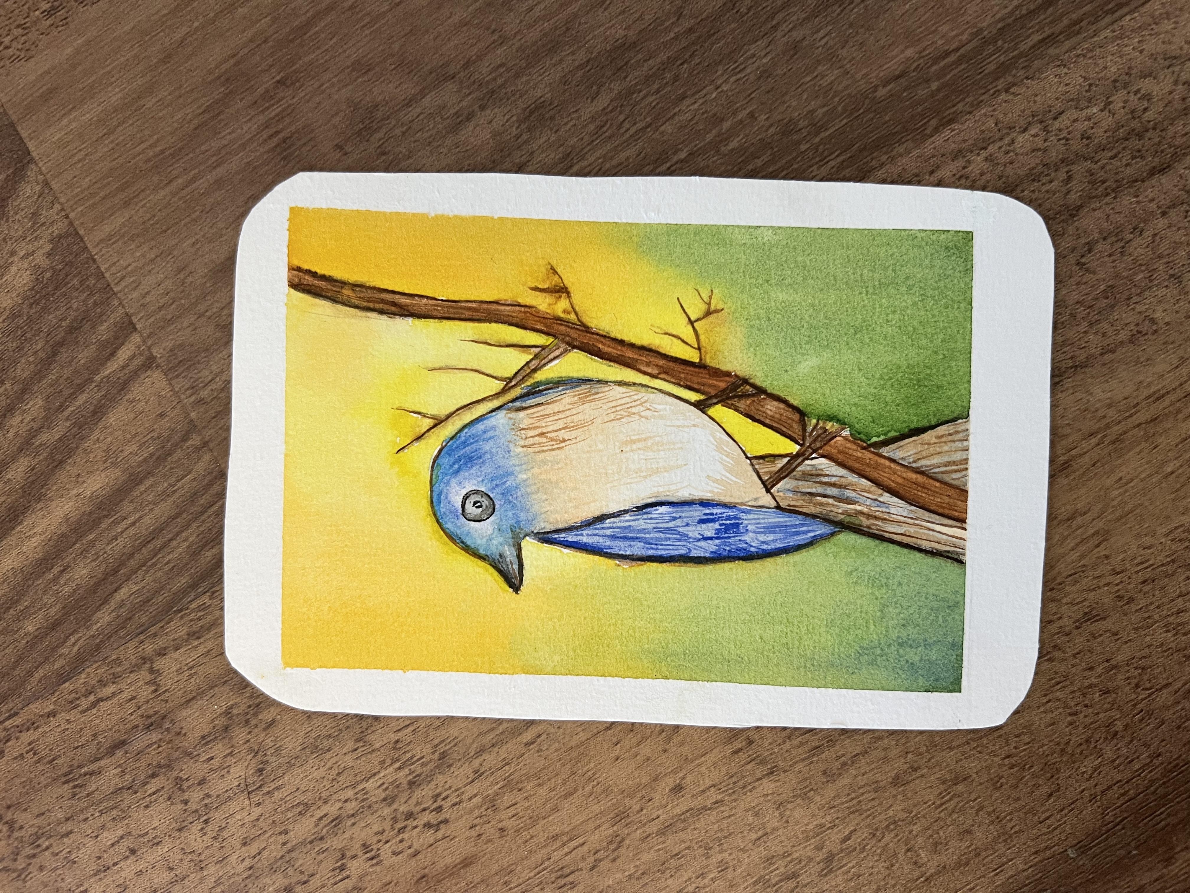 Blue bird - student project