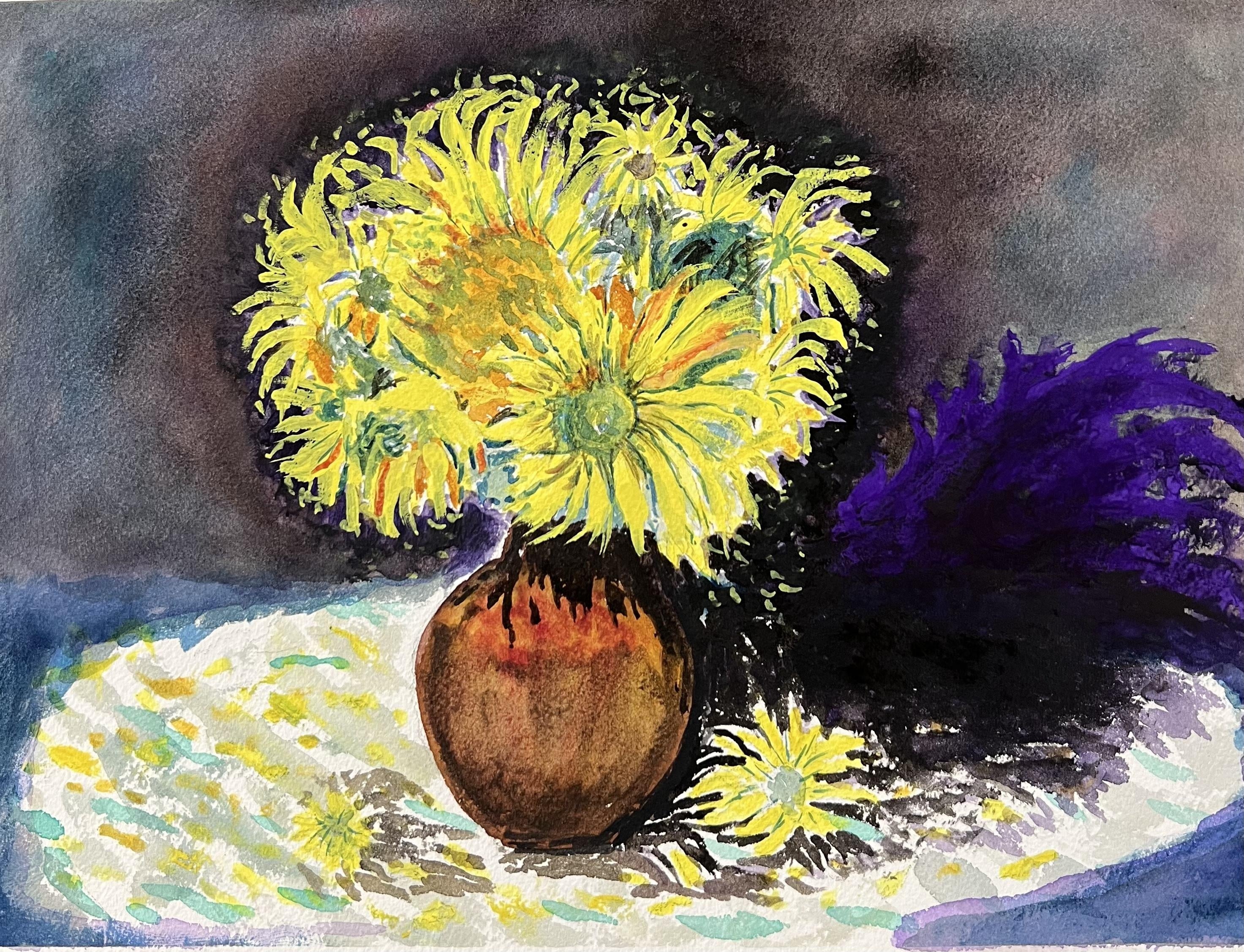 Yellow Sunflowers - student project