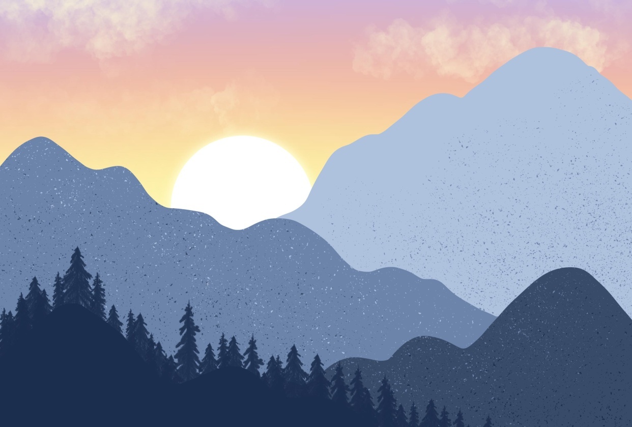 Dreamy Landscapes in Procreate - student project