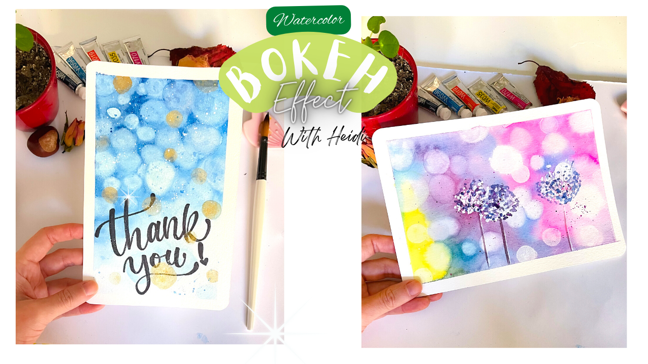 SAMPLE PROJECT: Whimsical Watercolor Painting Using Bokeh Effect