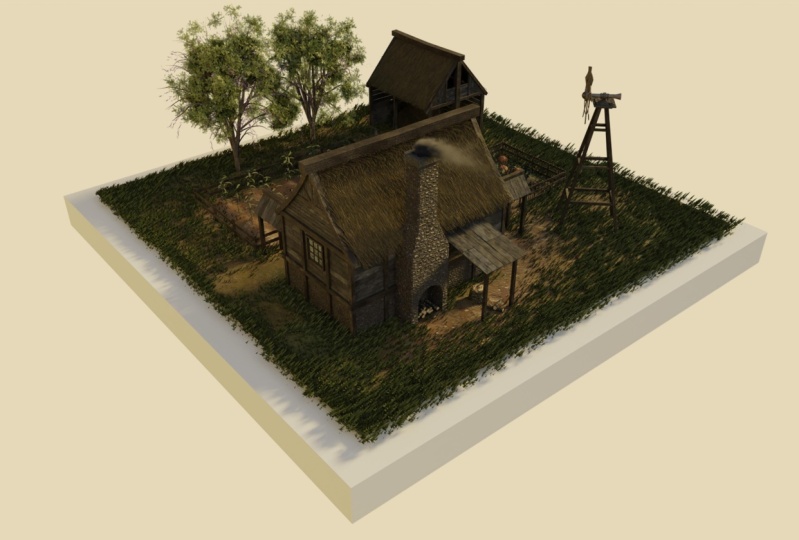 The Ultimate Medieval Scene - Blender / fully animated scene