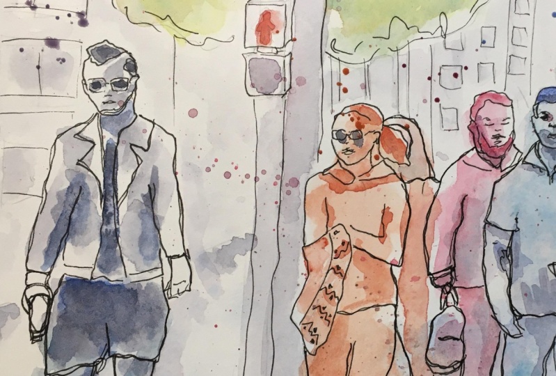People on the street