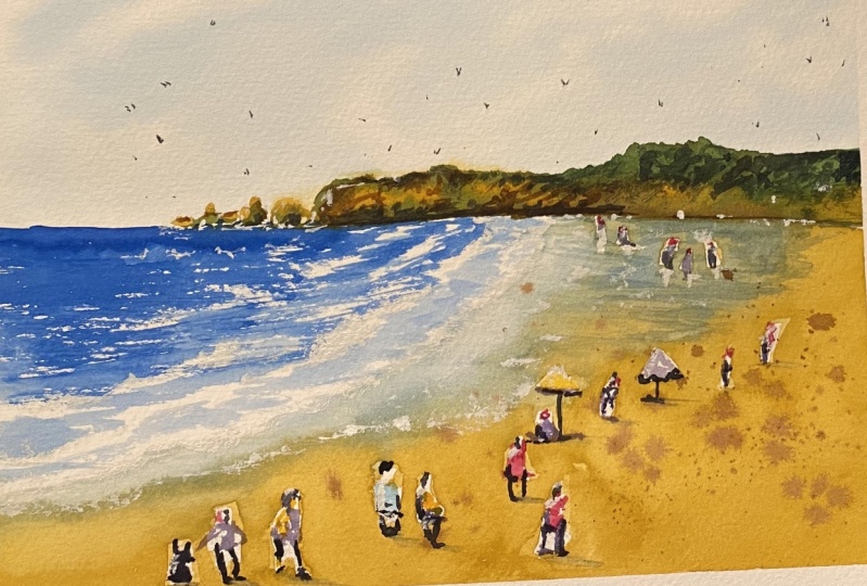 Atmospheric Beach Landscapes for Beginners - Watercolour Basics