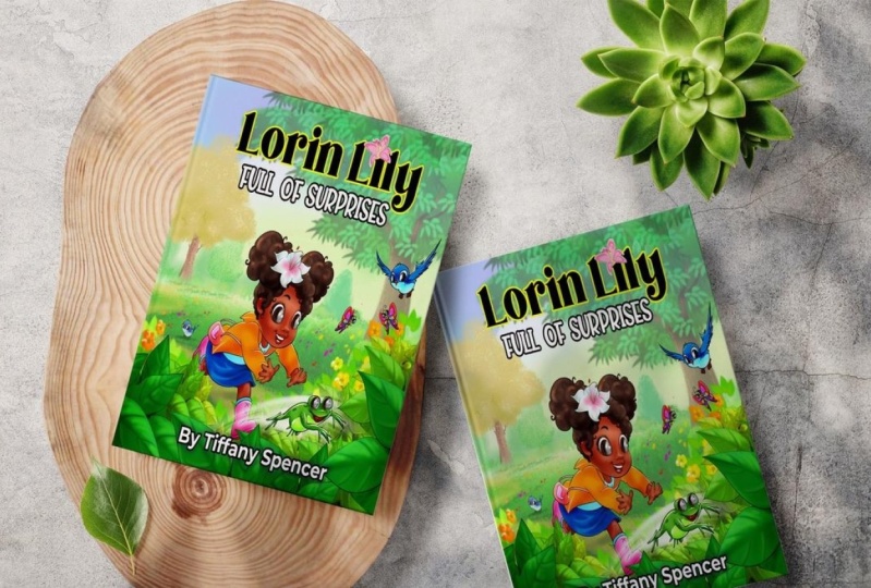 Lorin Lily Full of Surprises Children's Book Mockup