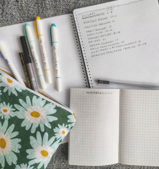 Kelli Jacobsen - Bullet Journal - student project