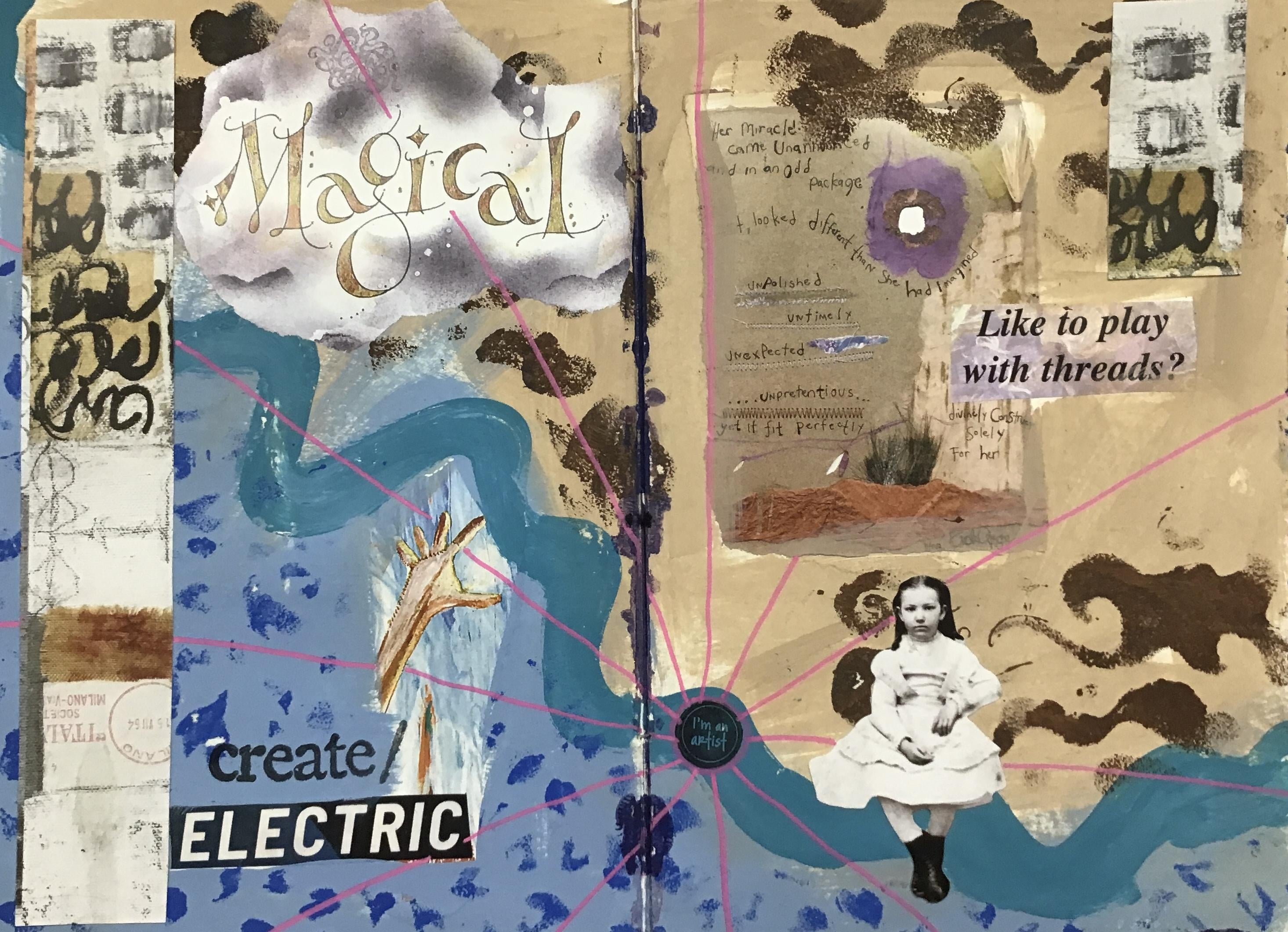 I loved this page from my Intuitive Storybook class - student project