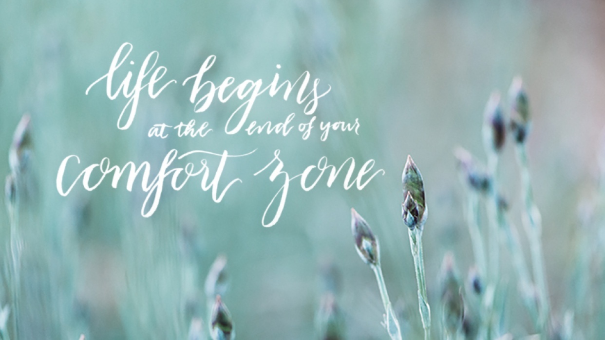 Life Begins At The End Of Your Comfort Zone Skillshare Projects