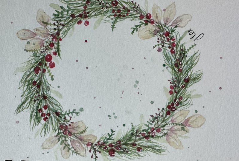 Winter in Florida Wreath