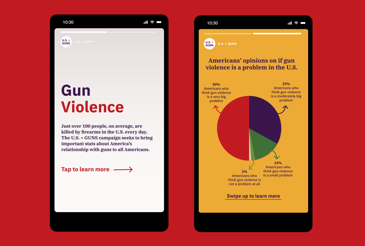 U.S. + GUNS - student project