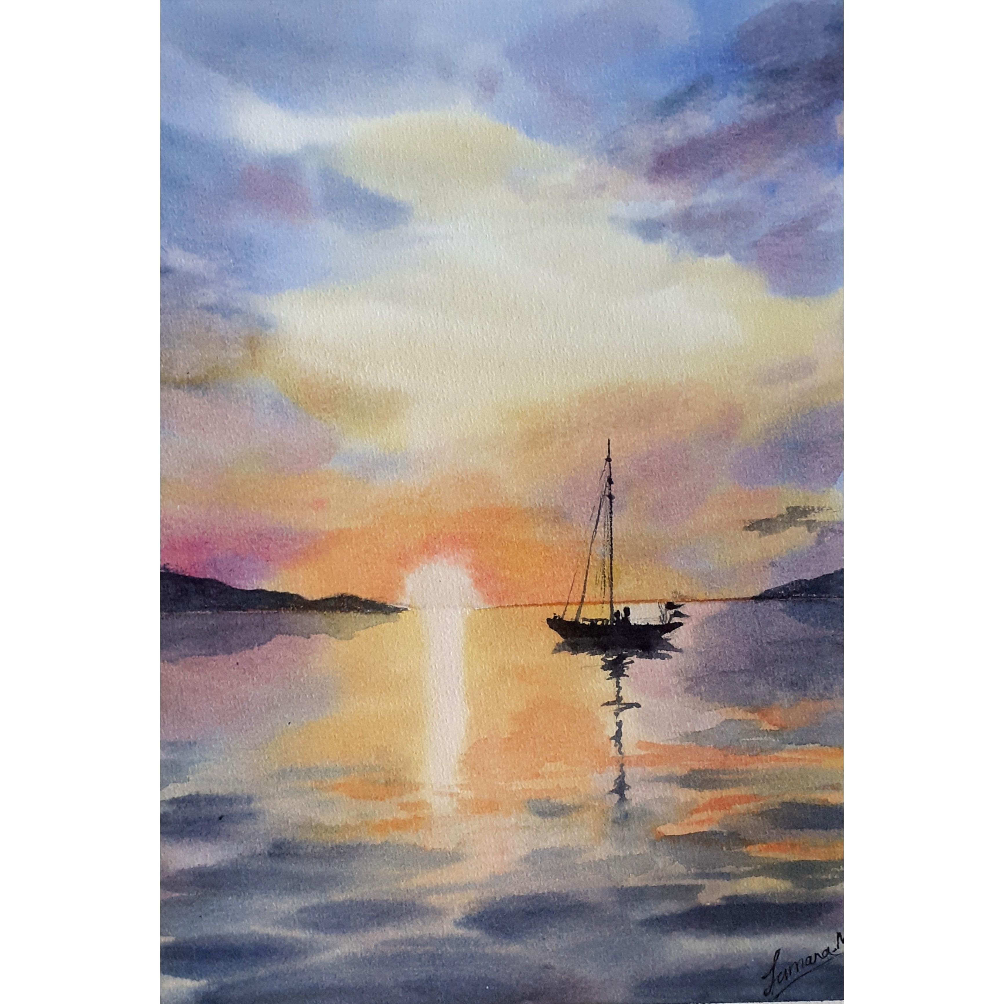Simple seascapes - student project
