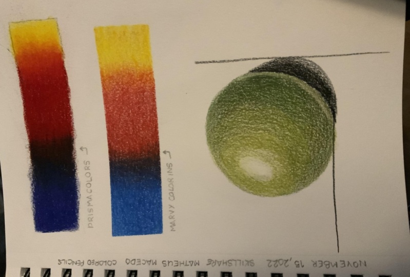 Sphere and Pear (second photo)