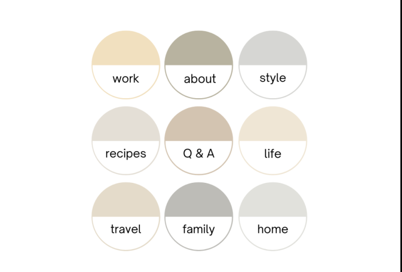 Instagram Highlights Design