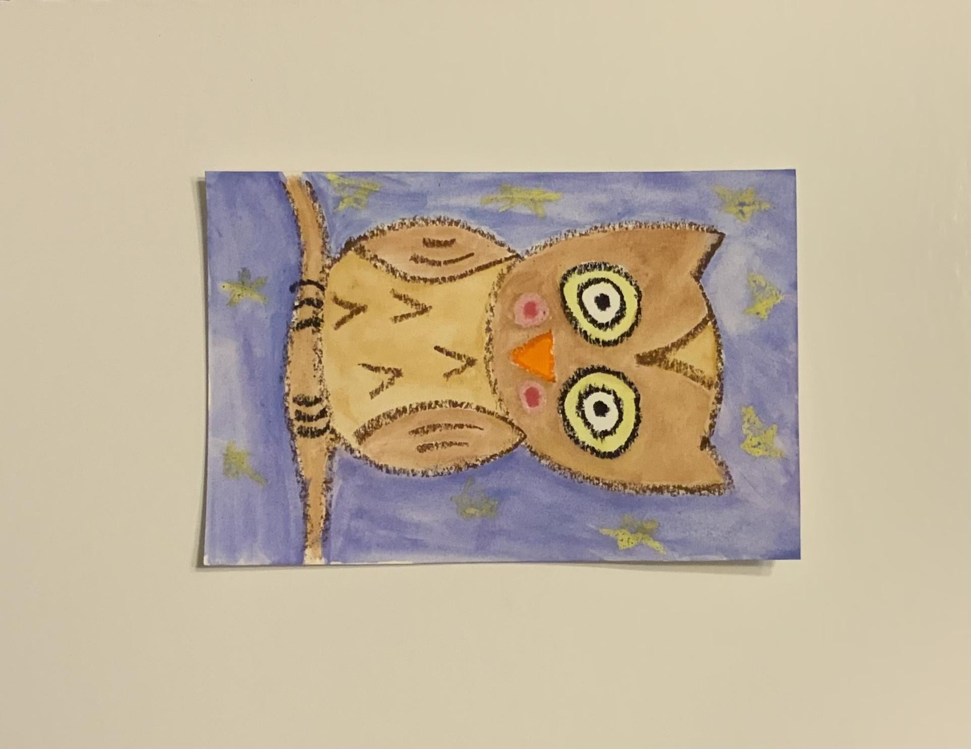 My first owl - student project