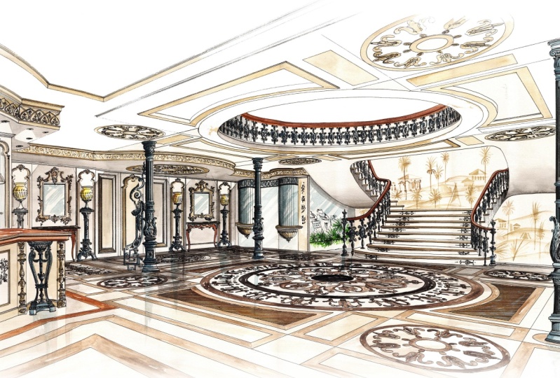 My Architecture Watercolor, Air Brush, Ink and Marker Rendering