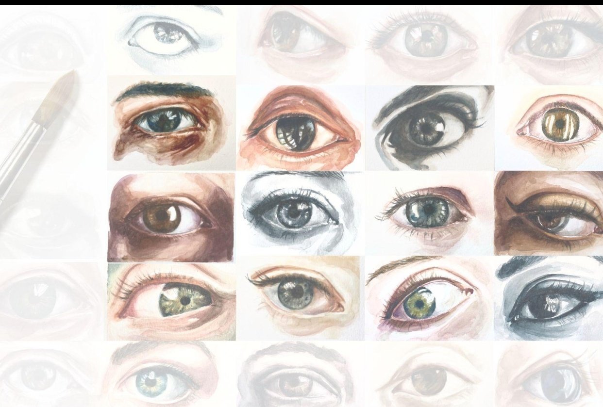 30 Days of Eyes With Watercolour - student project