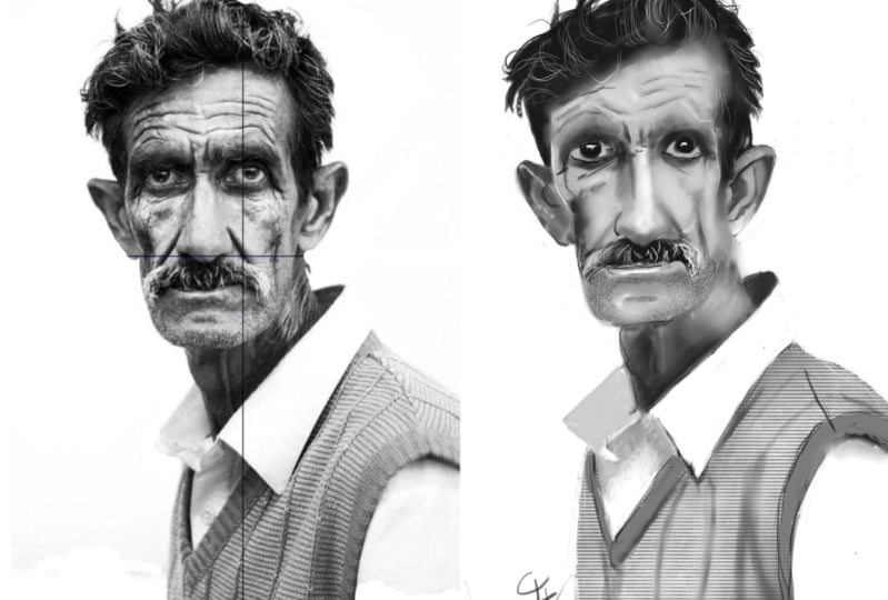 drawing in procreate