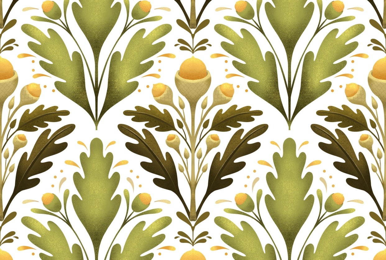 Diamond Repeat with Alternating Motifs - student project