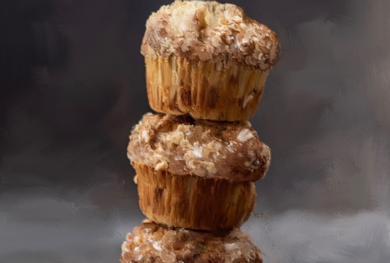 How to paint photos in procreate :Let’s paint breakfast